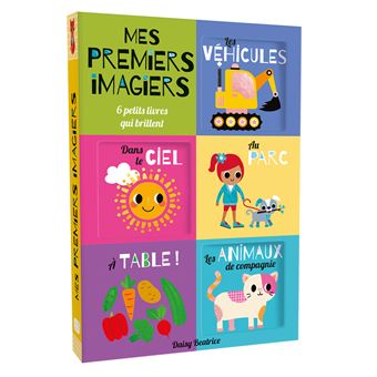 Mes premiers imagiers - 6 petits livres qui brillent - 1