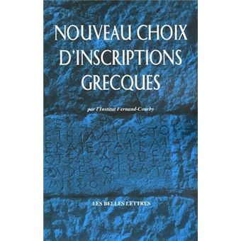 Nouveau choix d'inscriptions grecques - 1