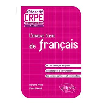 L'épreuve écrite de français - 1