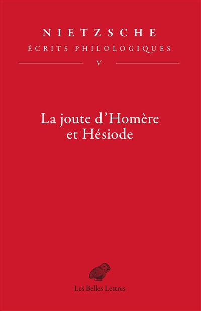 La joute d'Homère et Hésiode - Friedrich Nietzsche - broché