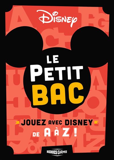 Petit Bac Disney - avec cartes - Nicolas Bonnefoy - Hachette Heroes - Jeux livres objets