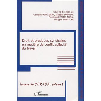 Droit et pratiques syndicales en matière de conflit collectif du ...