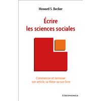 Écrire les sciences sociales