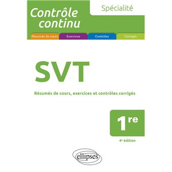 Spécialité SVT - 1re - 1