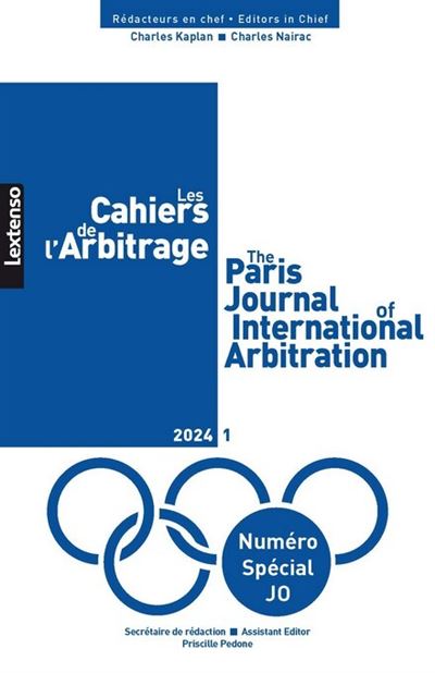 Les Cahiers de l'Arbitrage N°1-2024 -  Collectif - broché