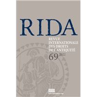 Rida 69. revue internationale des droits de l'antiquite