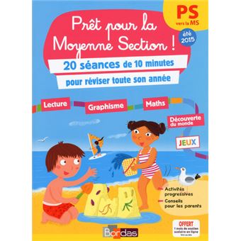 Prêt pour la Moyenne section PS vers MS De la PS vers la MS - broché ...