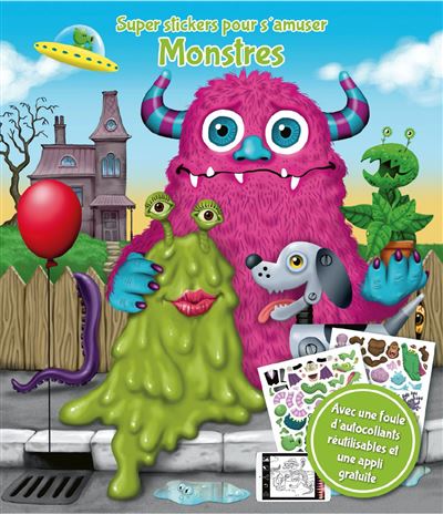 Monstres super stickers pour s'amuser