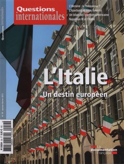 L'Italie - Un destin européen - Collectif - Documentation Francaise - broché - Revue