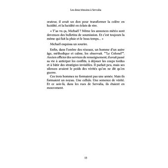 Les deux témoins à Servalia