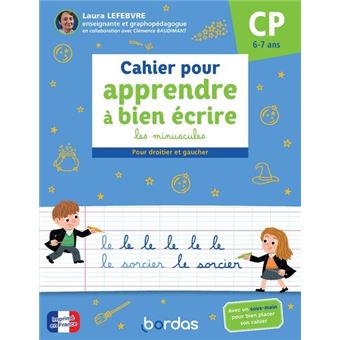 Cahier pour apprendre à bien écrire les minuscules CP