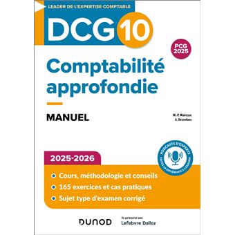 DCG 10 - Comptabilité approfondie - Manuel 2025-2026 - 1