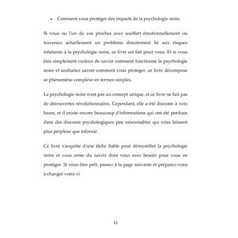 Psychologie noire
