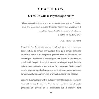 Psychologie noire
