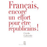 Français, encore un effort pour être républicains!
