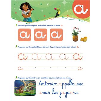 Disney - Mon cahier effaçable - J'écris les lettres minuscules (4-6 ans)