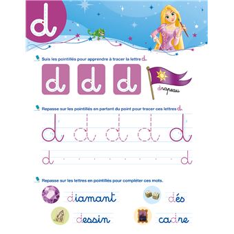 Disney - Mon cahier effaçable - J'écris les lettres minuscules (4-6 ans)