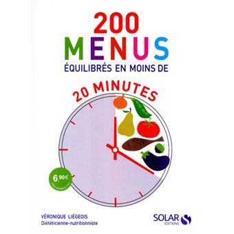 200 menus equilibres en moins de 20 minutes - 1