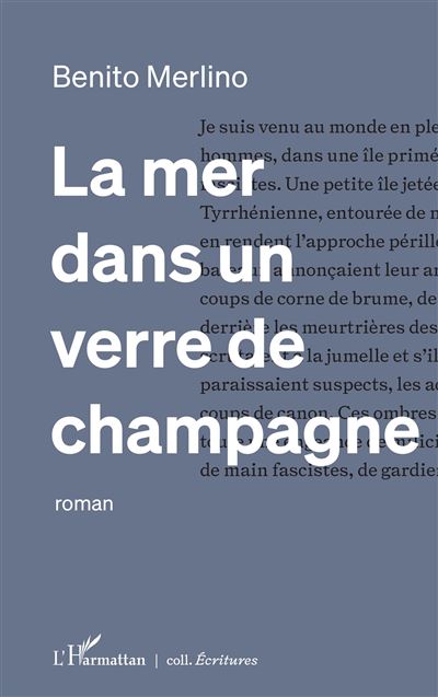 La mer dans un verre de champagne - Benito Merlino - broché