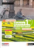 Histoire-Géographie - EMC - 1re Enseignement commun - Voie technologique - Éd. 2025 - Livre + licence
