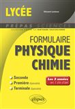 Formulaire Lycée - Physique-chimie