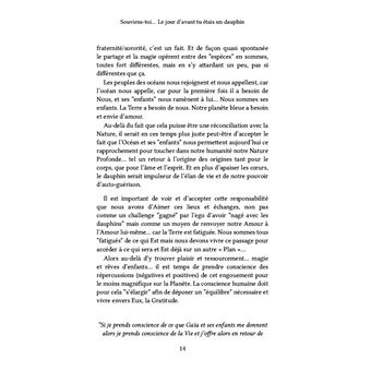 Souviens-toi... Le jour d'avant tu étais un dauphin