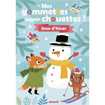 Mes colos et gommettes super chouettes ! Jeux d'hiver - 1
