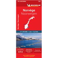 Carte Nationale Norvege / Noorwegen