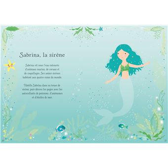 Les licornes et les sirènes - Ma petite collection J'habille mes amies - volume double - dès 3 ans