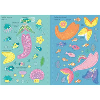 Les licornes et les sirènes - Ma petite collection J'habille mes amies - volume double - dès 3 ans