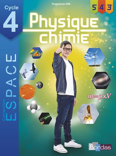 Collectif Clair E.s.p.a.c.e. Collège Physique-Chimie Cycle 4 2017 Manuel Élève - Image 2