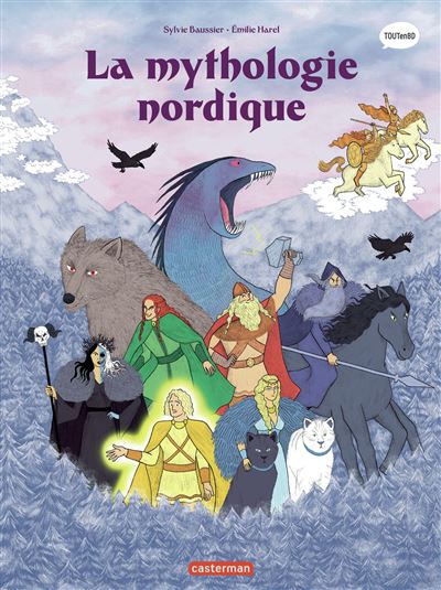 La mythologie nordique - Sylvie Baussier - Casterman - carto