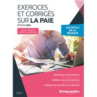 Exercices et corrigés sur la paie