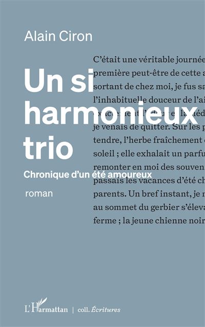 Un si harmonieux trio - Alain Ciron - broché