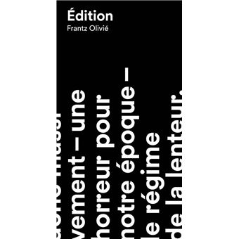 Édition - broché - Olivié Frantz - Achat Livre ou ebook | fnac
