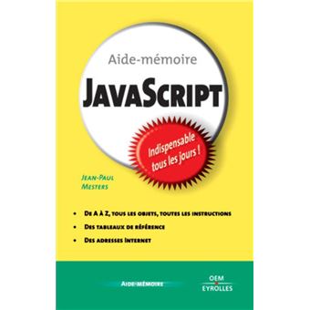 JavaScript - broché - Jean-Paul Mesters - Achat Livre | fnac