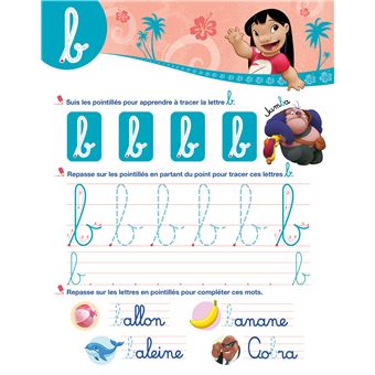 Disney - Lilo et Stitch - Mon cahier effaçable - J'écris les lettres minuscules (4 - 6 ans)