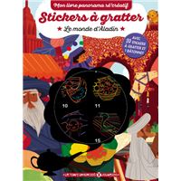 Stickers à gratter - Le monde d'Aladin