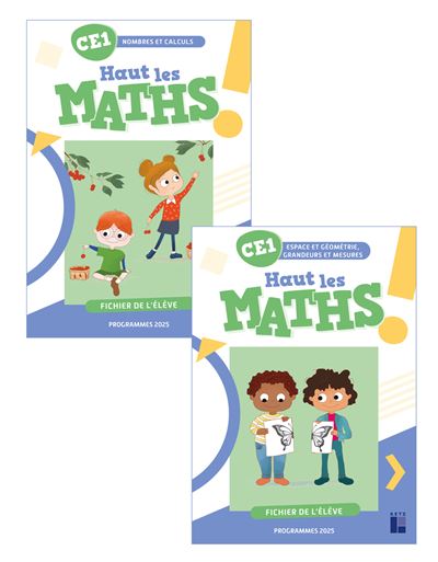 Haut les maths ! CE1 : fichier de l'élève : programmes 2025 - Image 2