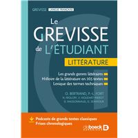 Le Grevisse de l'étudiant - Littérature
