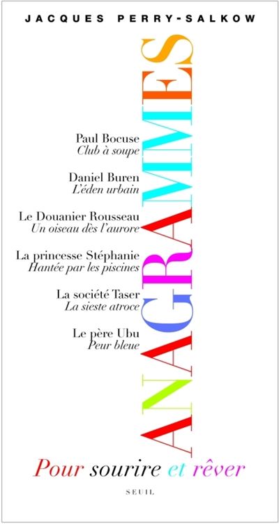 Anagrammes - Jacques Perry-Salkow - broché