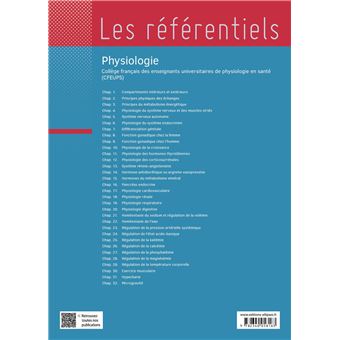 Référentiel de physiologie