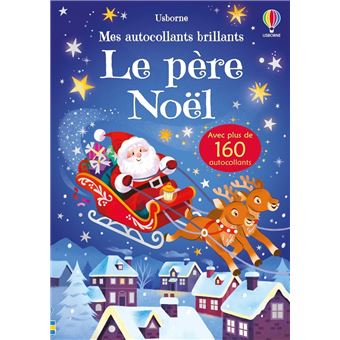 Le père Noël - Mes autocollants brillants - dès 3 ans