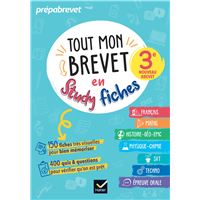 Tout mon brevet 2026 en studyfiches - 3e (toutes les matières)