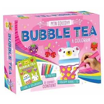 Mon squishy à colorier - Bubble Tea - 1