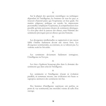 Hier et Demain : Pensées brèves