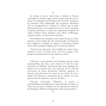 Hier et Demain : Pensées brèves