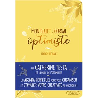 Bullet journal optimiste A5 - Edition Florale - Agenda et carnet de notes A5 - To do list et organisation - créativité et bonheur as - 1