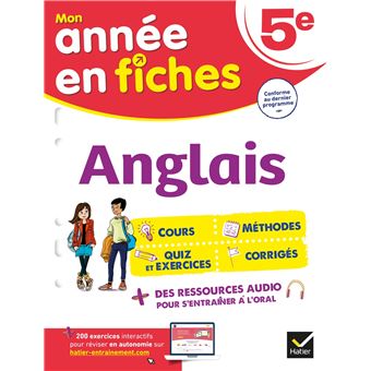 Anglais 5e (fiches de révision & exercices) - 1