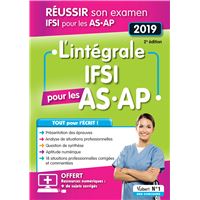 L'intégrale IFSI pour les AS-AP